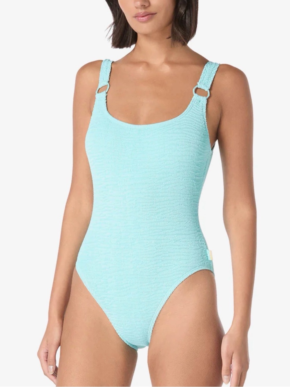 Vince Camuto Ocean Ripple Scoop neck Ring One Piece Swimsuit Size 10